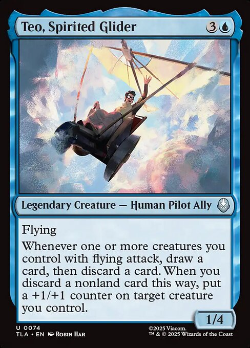 Teo, Spirited Glider #74 from Avatar: The Last Airbender