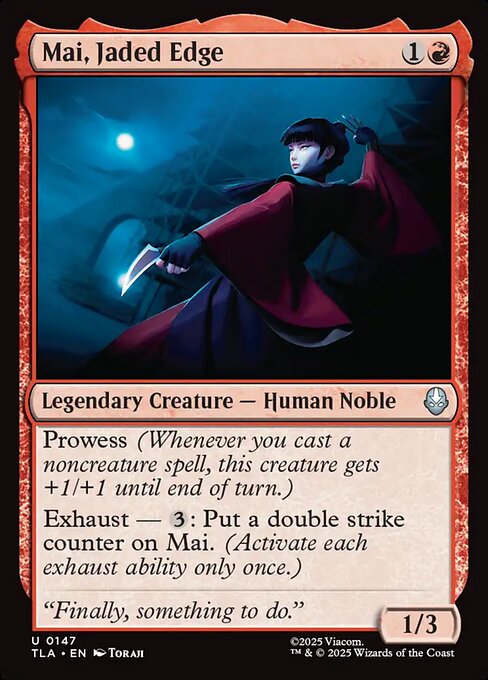 Mai, Jaded Edge #147 from Avatar: The Last Airbender