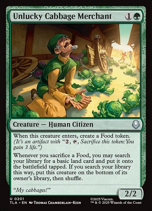 Unlucky Cabbage Merchant #201 from Avatar: The Last Airbender