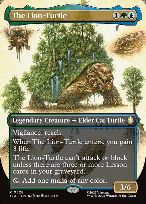 The Lion-Turtle #328 from Avatar: The Last Airbender