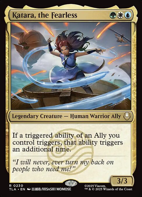 Katara, the Fearless #230 from Avatar: The Last Airbender