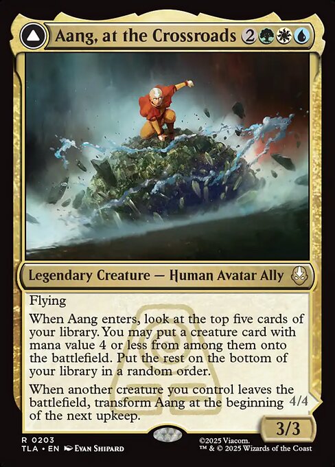 Aang, at the Crossroads // Aang, Destined Savior #203 from Avatar: The Last Airbender
