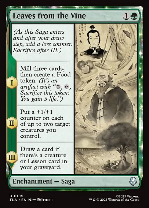 Leaves from the Vine #185 from Avatar: The Last Airbender