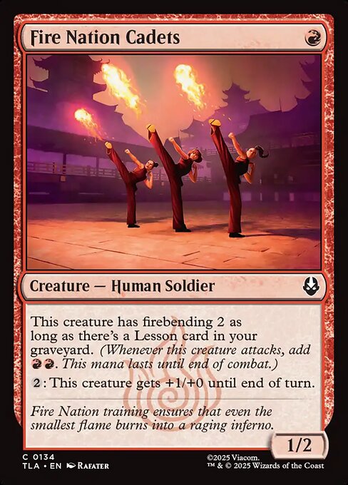 Fire Nation Cadets #134 from Avatar: The Last Airbender