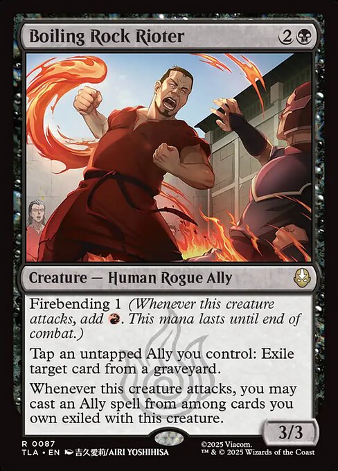 Boiling Rock Rioter #87 from Avatar: The Last Airbender