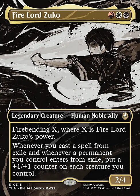 Fire Lord Zuko #315 from Avatar: The Last Airbender