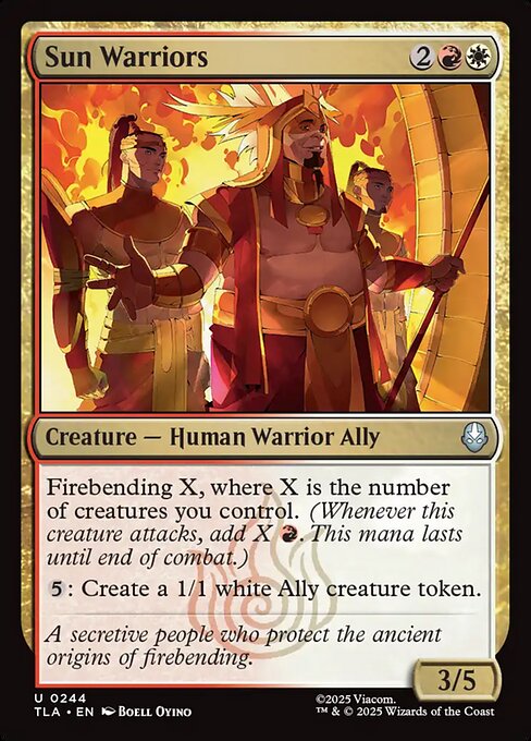 Sun Warriors #244 from Avatar: The Last Airbender