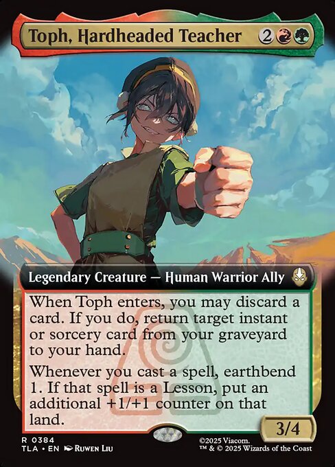 Toph, Hardheaded Teacher #384 from Avatar: The Last Airbender