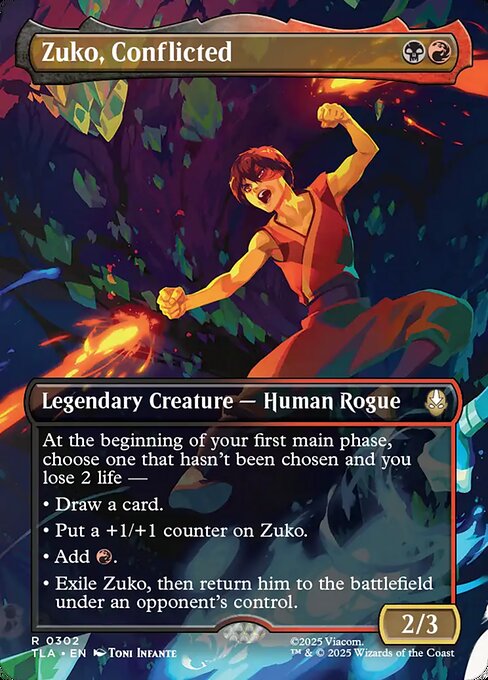 Zuko, Conflicted #302 from Avatar: The Last Airbender