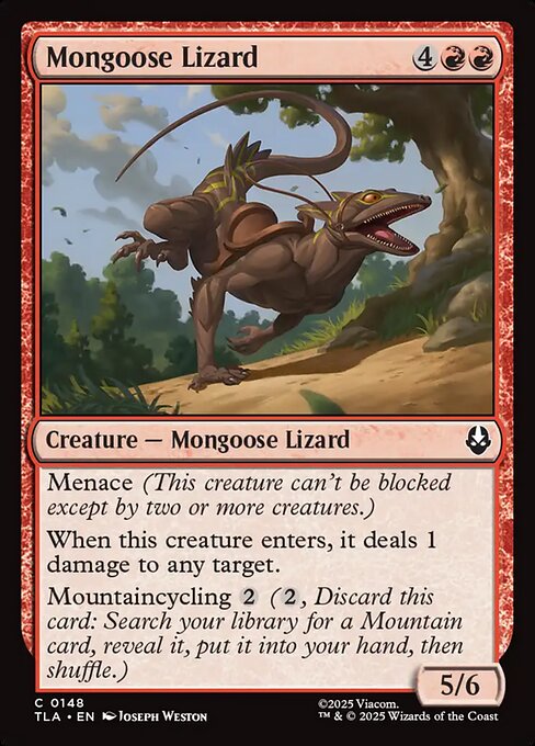 Mongoose Lizard #148 from Avatar: The Last Airbender