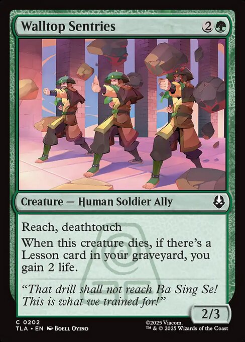 Walltop Sentries #202 from Avatar: The Last Airbender