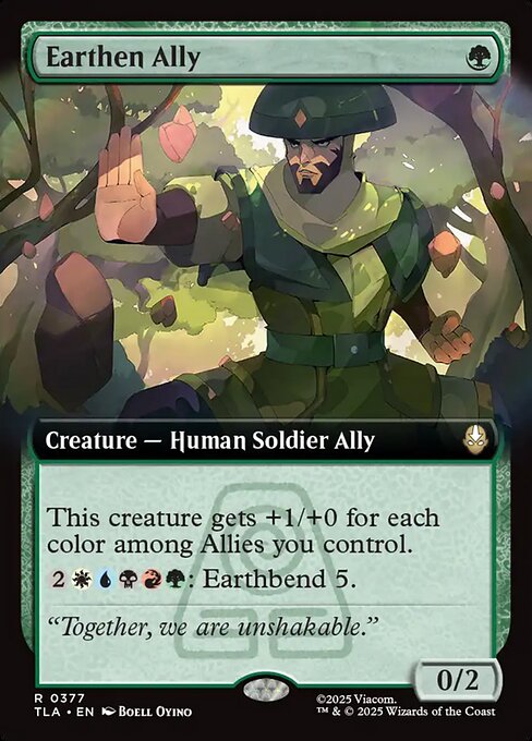 Earthen Ally #377 from Avatar: The Last Airbender