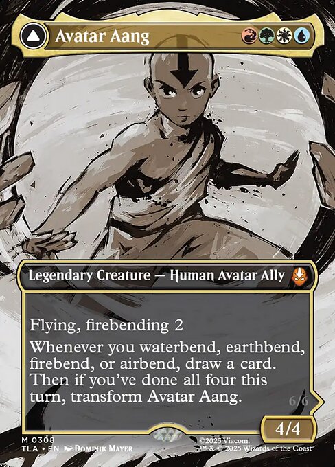 Avatar Aang // Aang, Master of Elements #308 from Avatar: The Last Airbender