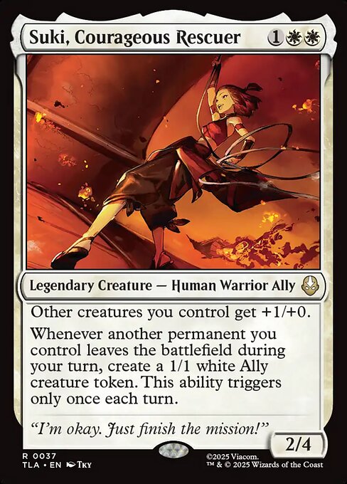 Suki, Courageous Rescuer #37 from Avatar: The Last Airbender