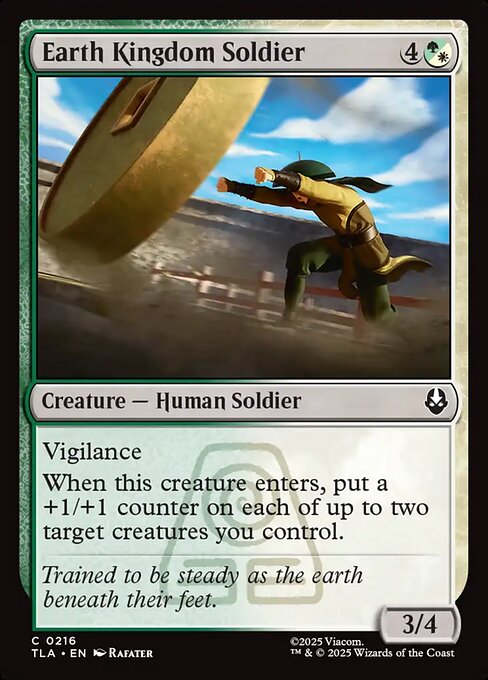 Earth Kingdom Soldier #216 from Avatar: The Last Airbender