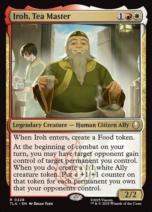 Iroh, Tea Master #228 from Avatar: The Last Airbender
