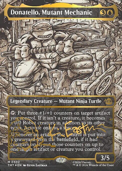 Donatello, Mutant Mechanic #302 from Teenage Mutant Ninja Turtles