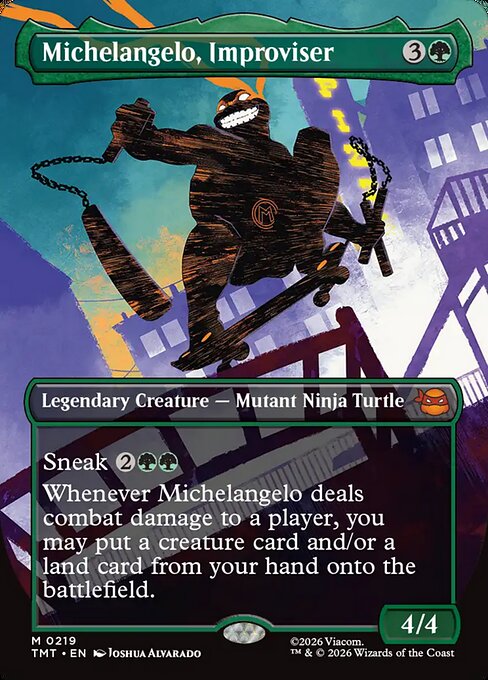 Michelangelo, Improviser #219 from Teenage Mutant Ninja Turtles