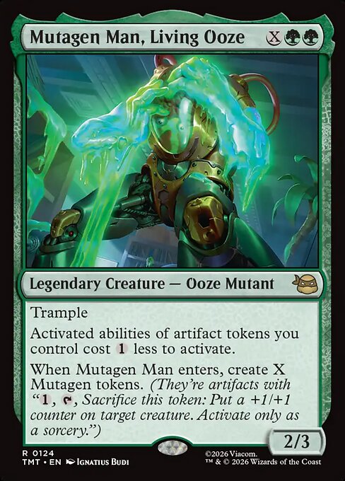 Mutagen Man, Living Ooze #124 from Teenage Mutant Ninja Turtles