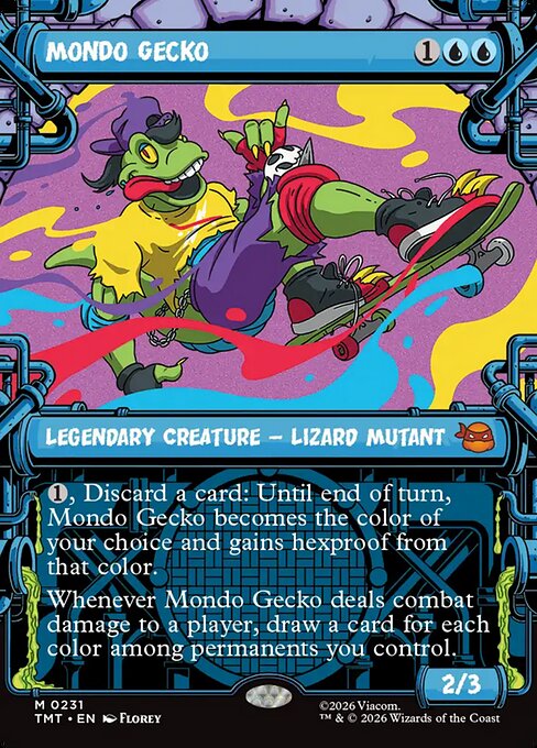 Mondo Gecko #231 from Teenage Mutant Ninja Turtles