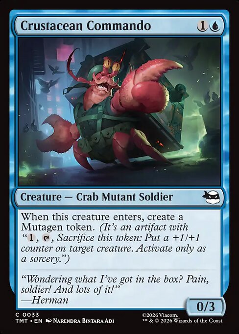 Crustacean Commando #33 from Teenage Mutant Ninja Turtles