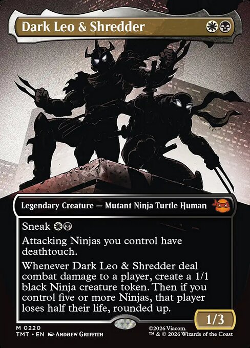 Dark Leo & Shredder #220 from Teenage Mutant Ninja Turtles