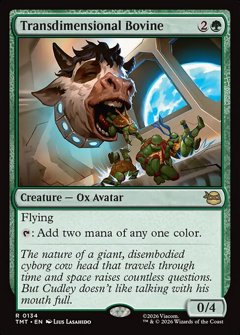 Transdimensional Bovine #134 from Teenage Mutant Ninja Turtles