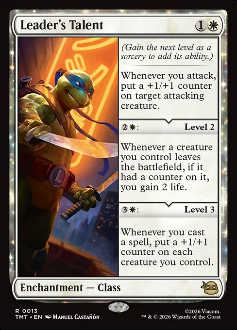 Leader's Talent #13 from Teenage Mutant Ninja Turtles