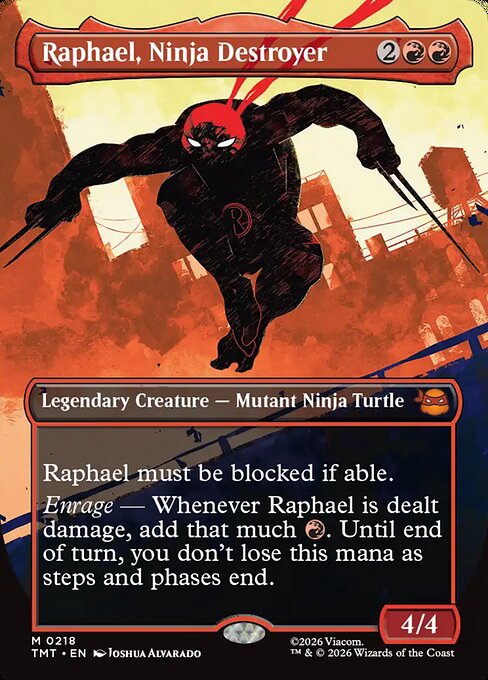Raphael, Ninja Destroyer #218 from Teenage Mutant Ninja Turtles