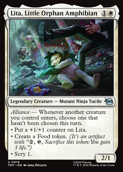 Lita, Little Orphan Amphibian #19 from Teenage Mutant Ninja Turtles