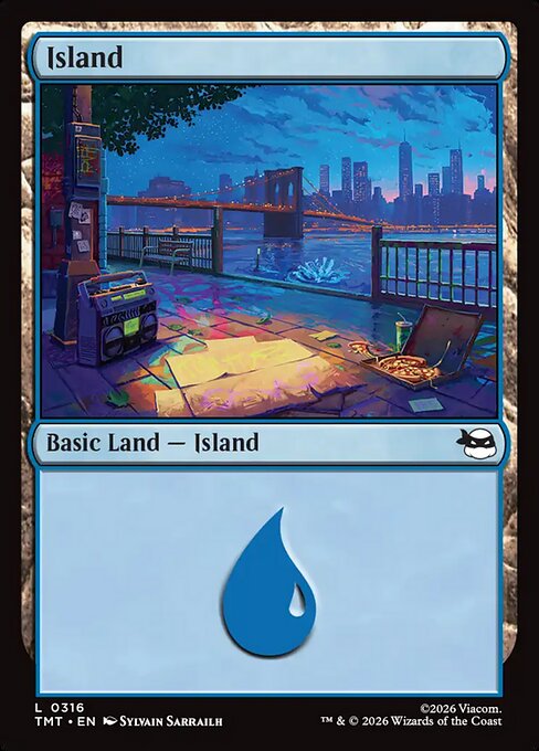 Island #316 from Teenage Mutant Ninja Turtles
