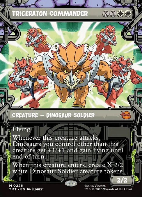 Triceraton Commander #226 from Teenage Mutant Ninja Turtles