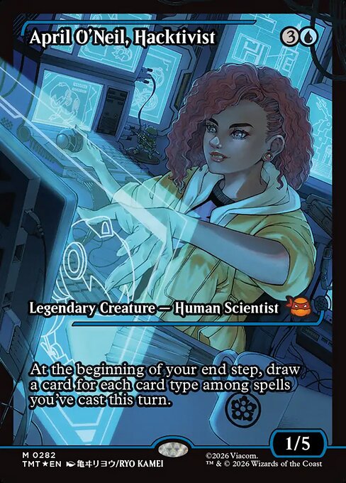 April O'Neil, Hacktivist #282 from Teenage Mutant Ninja Turtles
