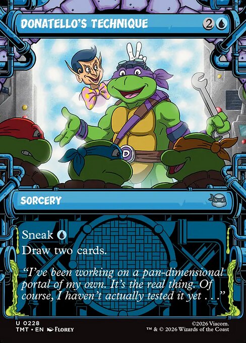 Donatello's Technique #228 from Teenage Mutant Ninja Turtles