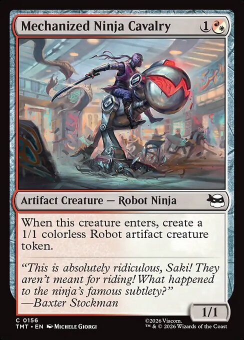 Mechanized Ninja Cavalry #156 from Teenage Mutant Ninja Turtles