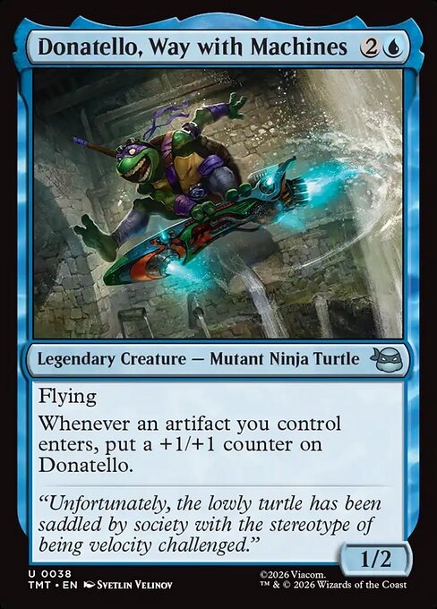 Donatello, Way with Machines #38 from Teenage Mutant Ninja Turtles