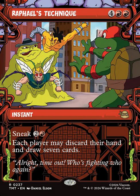 Raphael's Technique #237 from Teenage Mutant Ninja Turtles