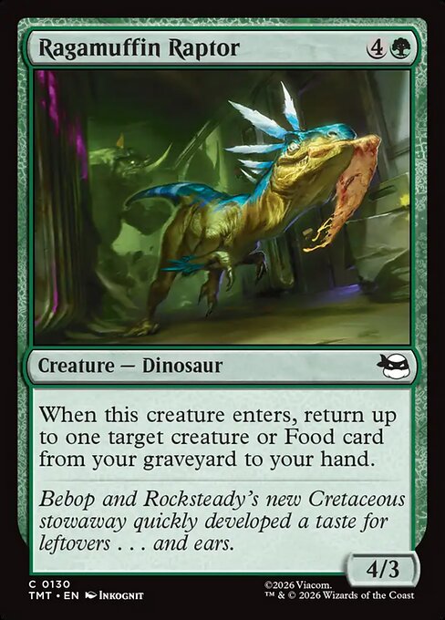 Ragamuffin Raptor #130 from Teenage Mutant Ninja Turtles