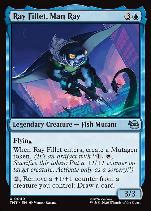 Ray Fillet, Man Ray #49 from Teenage Mutant Ninja Turtles