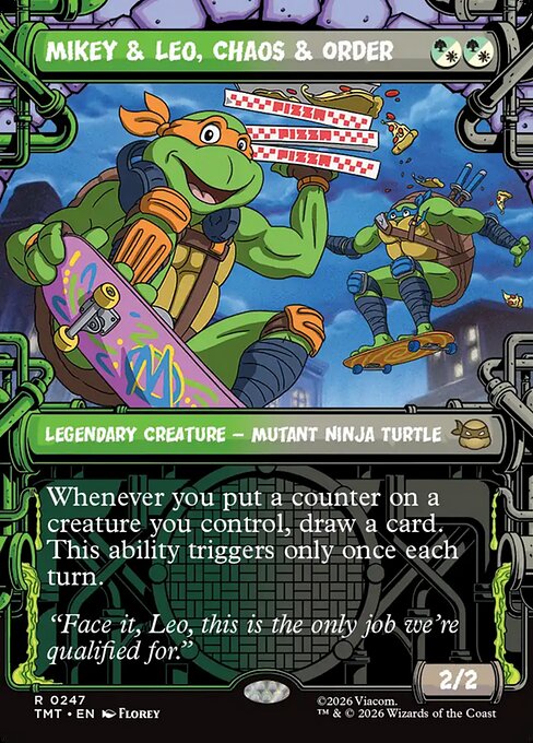 Mikey & Leo, Chaos & Order #247 from Teenage Mutant Ninja Turtles