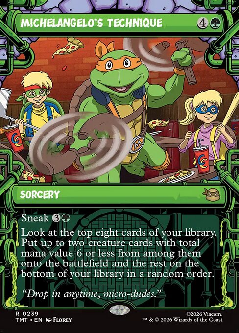 Michelangelo's Technique #239 from Teenage Mutant Ninja Turtles