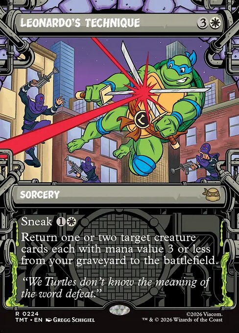 Leonardo's Technique #224 from Teenage Mutant Ninja Turtles