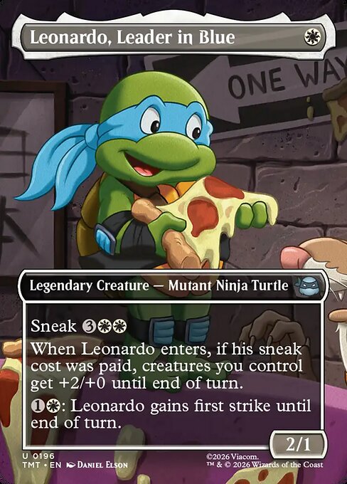 Leonardo, Leader in Blue #196 from Teenage Mutant Ninja Turtles