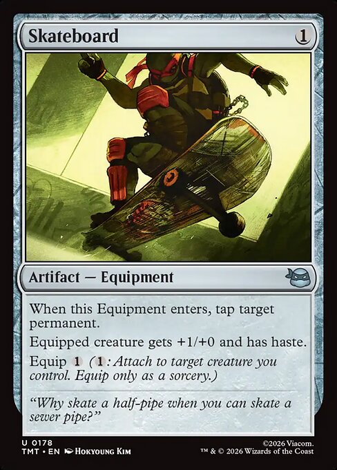 Skateboard #178 from Teenage Mutant Ninja Turtles