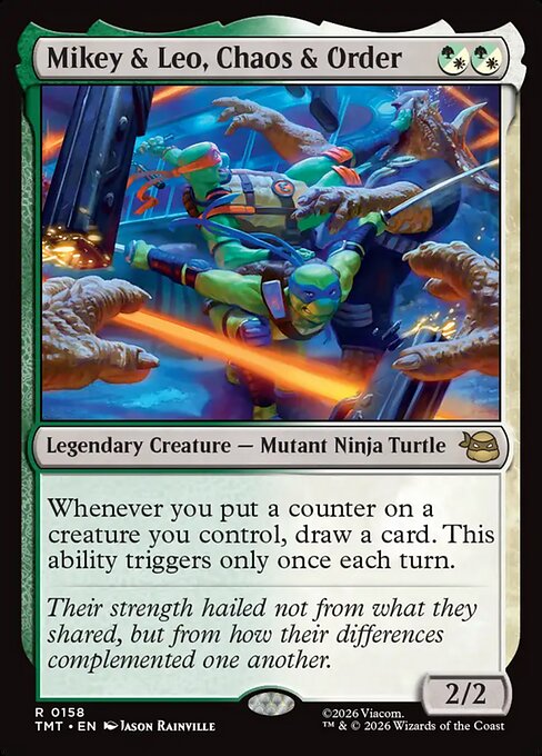 Mikey & Leo, Chaos & Order #158 from Teenage Mutant Ninja Turtles