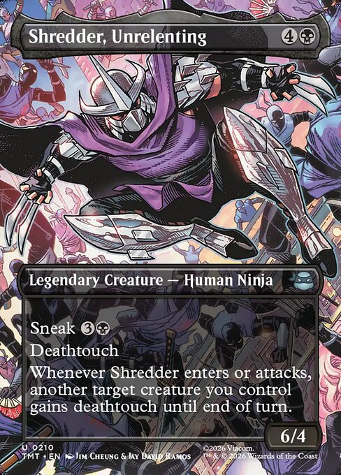 Shredder, Unrelenting #210 from Teenage Mutant Ninja Turtles