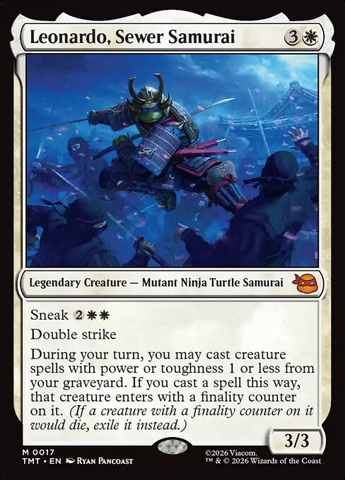 Leonardo, Sewer Samurai #17 from Teenage Mutant Ninja Turtles