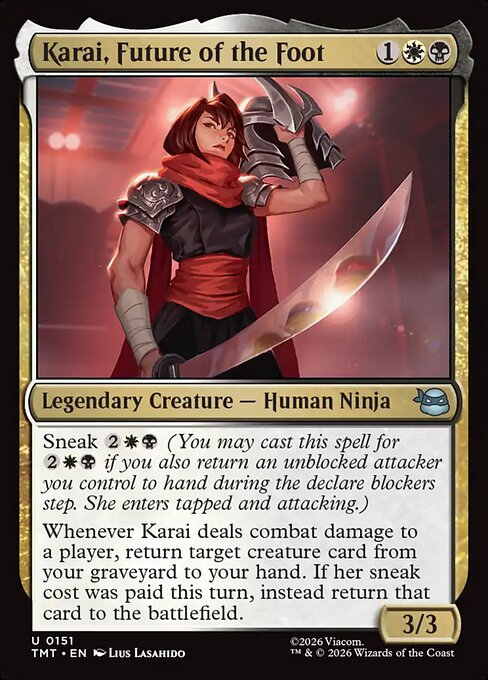 Karai, Future of the Foot #151 from Teenage Mutant Ninja Turtles