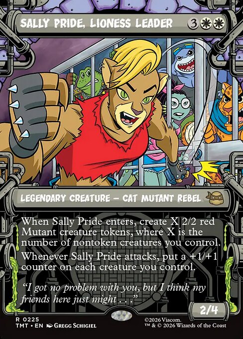 Sally Pride, Lioness Leader #225 from Teenage Mutant Ninja Turtles