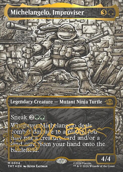 Michelangelo, Improviser #304 from Teenage Mutant Ninja Turtles